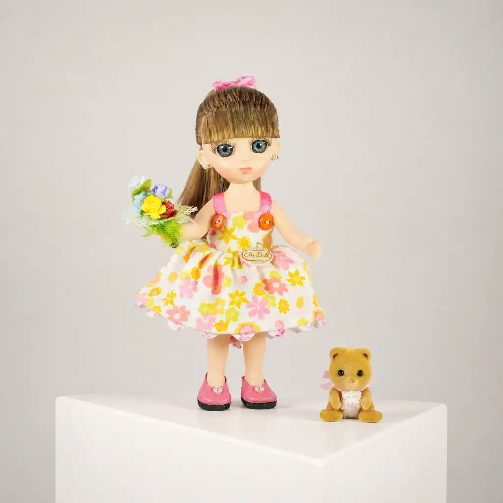 Orange Flowers Dress