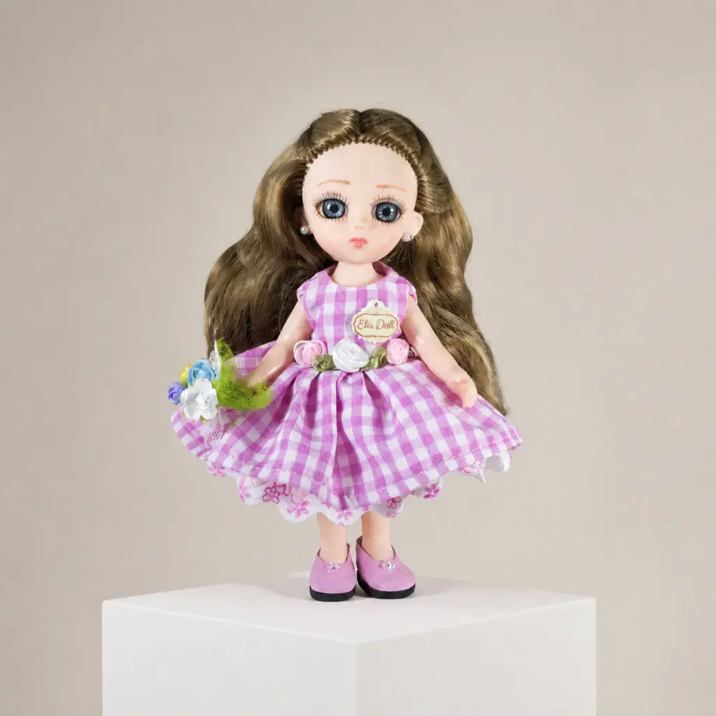 Square Pink Dress 1