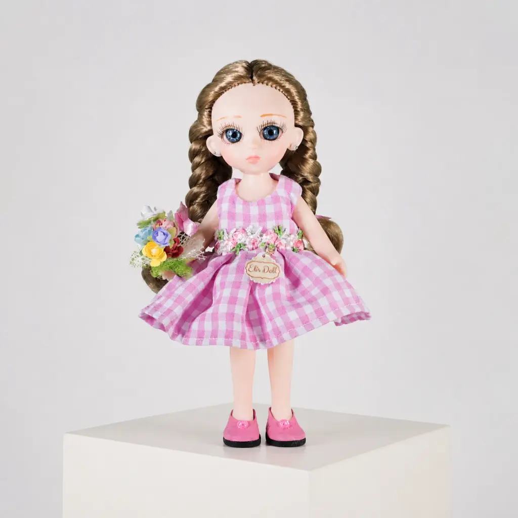 Square Pink Dress 2