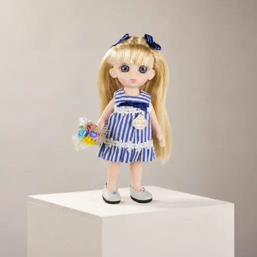 Blue Lines Dress