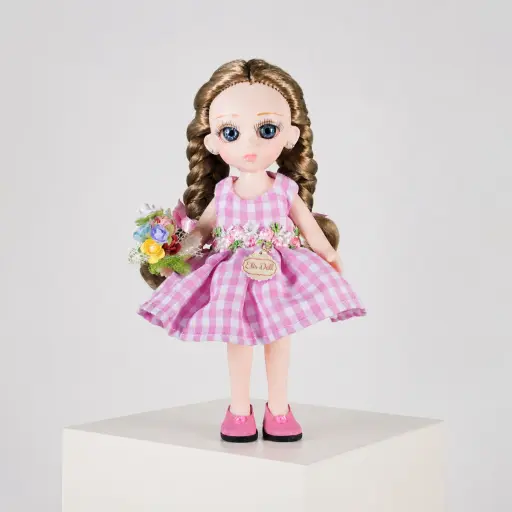 Square Pink Dress 2