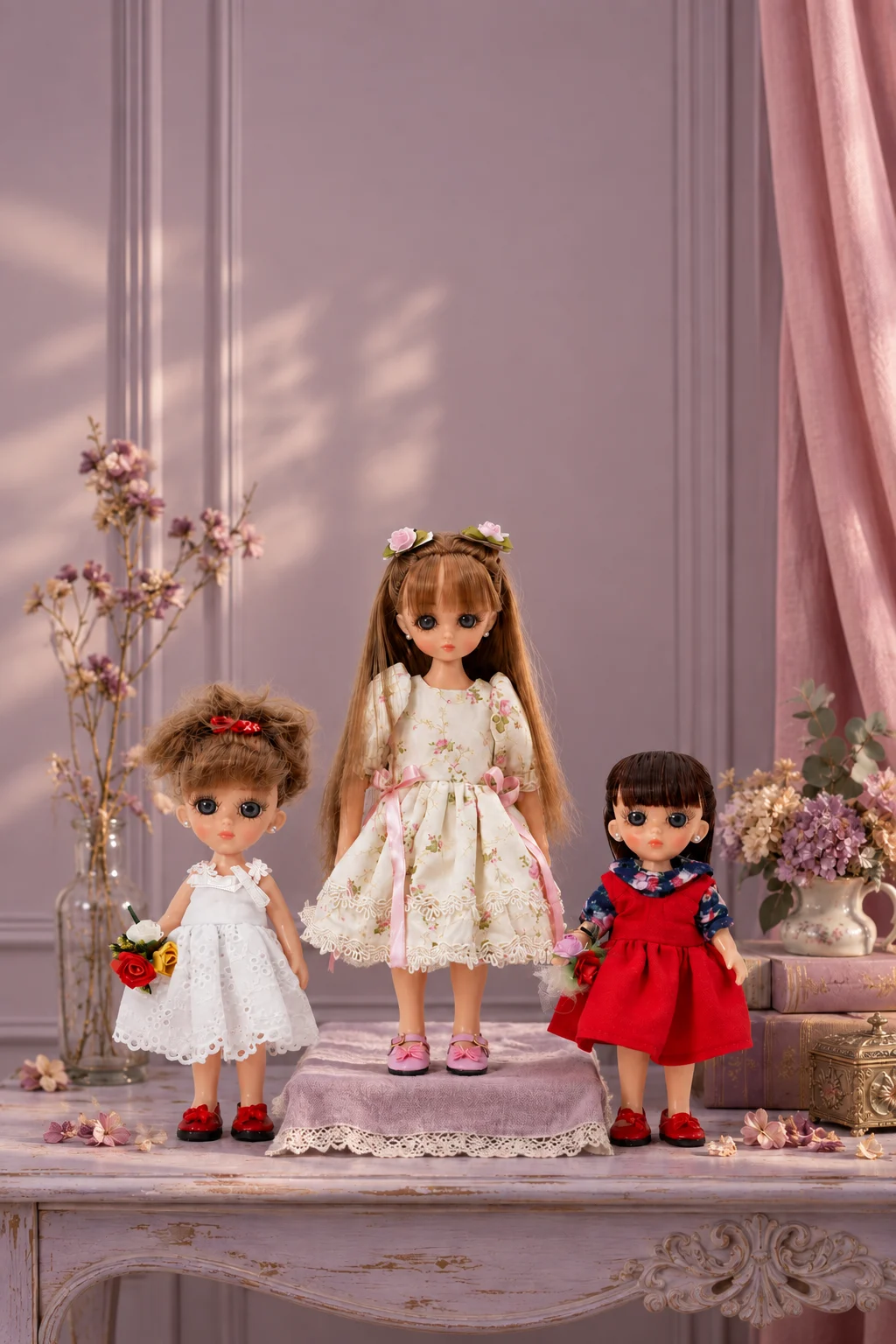 Muñecas Elis Doll con distintos vestidos, peinados y accesorios